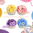 Sous-verres criativos DIY da Bexikou com duas cores, ideal para projetos de loisirs criativos e decoração artesanal.