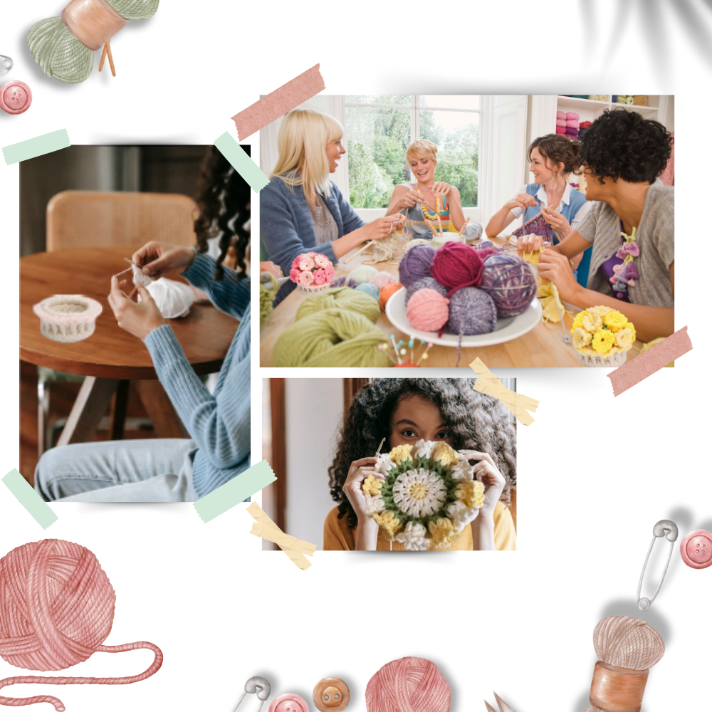 Conjunto de dois sous-verres criativos DIY da marca Bexikou para artesanato e decoração.