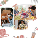 Conjunto de dois sous-verres criativos DIY da marca Bexikou para artesanato e decoração.