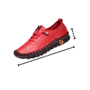 Sapatos ortopédicos estilo moderno da marca BI04329, cor vermelha, tamanho EU 35, modelos confortáveis e elegantes.