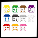 Magnets educativos coloridos da Bigbolo, brinquedo educacional com peças de várias cores para estimular criatividade e aprendizado.
