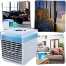 Climatizador Bige de água para resfriamento rápido, aparelho de climatização com função de ventilação e aquecimento.
