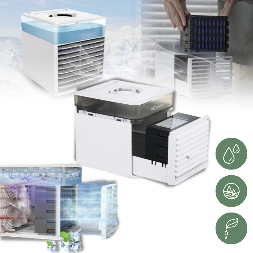 Climatizador a água Bige para resfriamento rápido, aparelho de ventilação, calefação e ar-condicionado portátil.