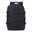 Sac à dos de voyage multifonctionnel Bjlfs, beige, com compartimentos para uso externo e atividades ao ar livre.