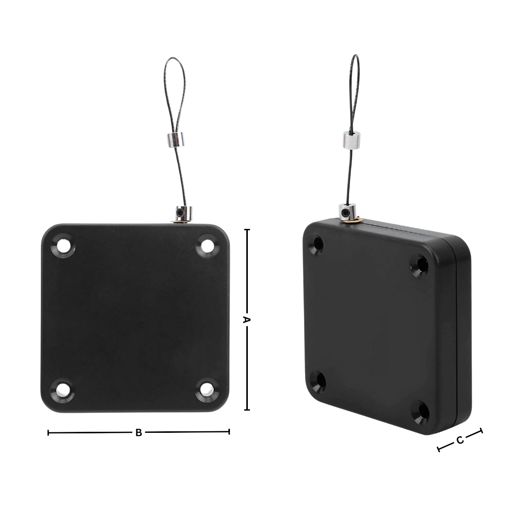 Ferme-porte automático sem perfuração da Blateno, quincaillerie para portas, em acabamento preto, peso de 500g