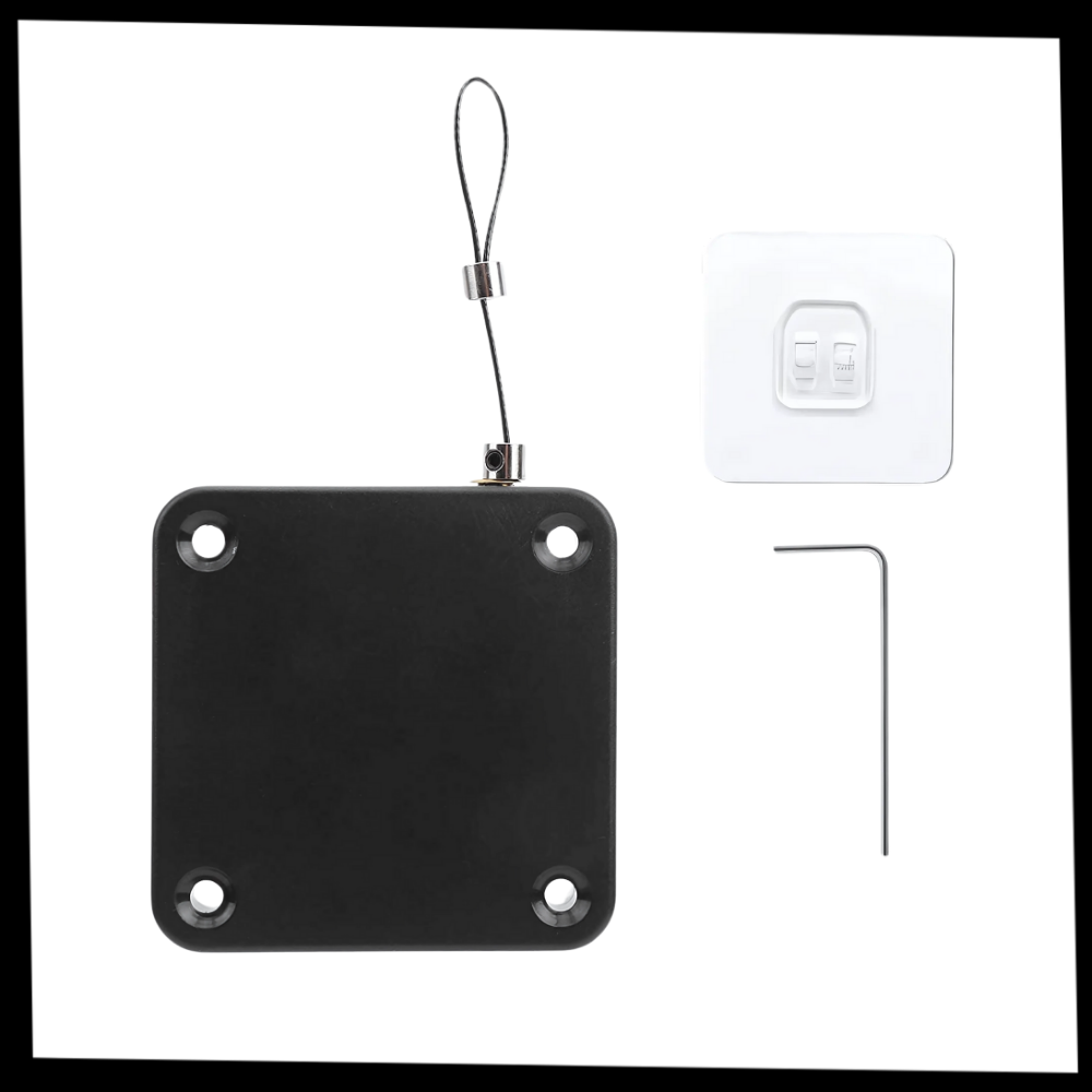 Ferme-porte automático sem perfuração da Blateno, quincaillerie para portas, acabamento preto, peso de 500g.