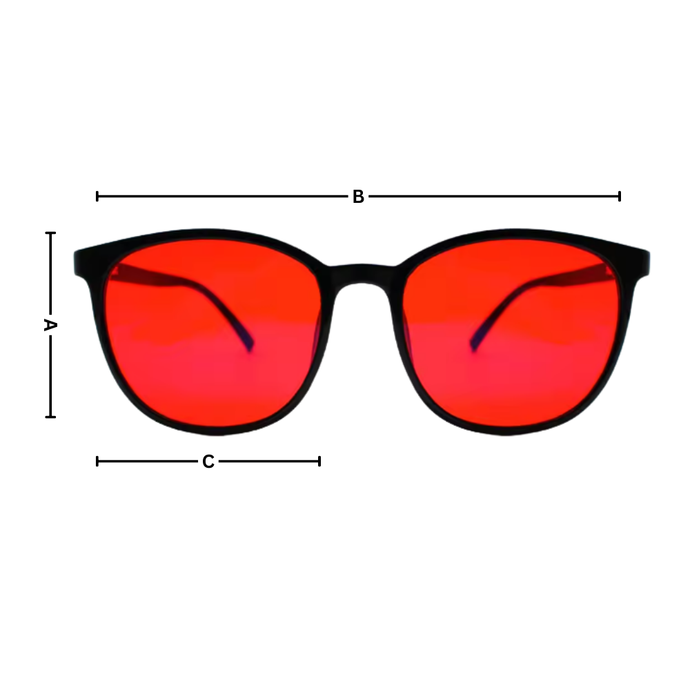 Óculos vermelhos anti fadiga com filtro de luz azul da Aihontai, proteção para os olhos contra luz digital.