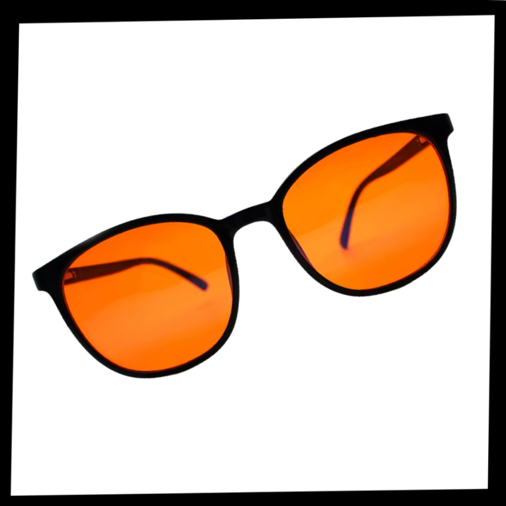 Óculos vermelhos anti fadiga com filtro de luz azul da Aihontai, pacote com lentes para proteção ocular contra luz azul.