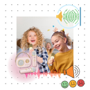 Karaokê Bluetooth infantil com dois microfones, brinquedo musical da Baoblaze para crianças, diversão e música em casa.