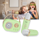 Microfones duplos Bluetooth para crianças, mini karaoké Baoblaze com brinquedos musicais e tela de introdução.