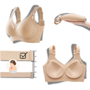 Soutien-gorge respirante sem costura da Body Effect na cor cinza, confortável e sem costura para uso diário.