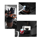 Adaptador de porta-copo multifuncional Bonixoom para veículos, peça de reposição preta, compatível com acessórios automotivos.
