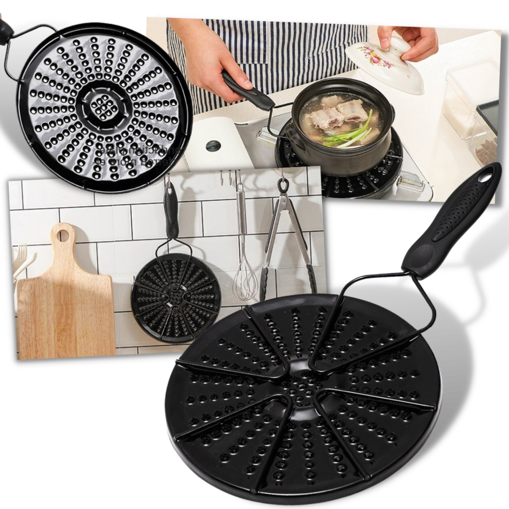 Panela de aquecimento Bonyoun, utensílios de cozinha de alta qualidade, com alça e superfície antiaderente.