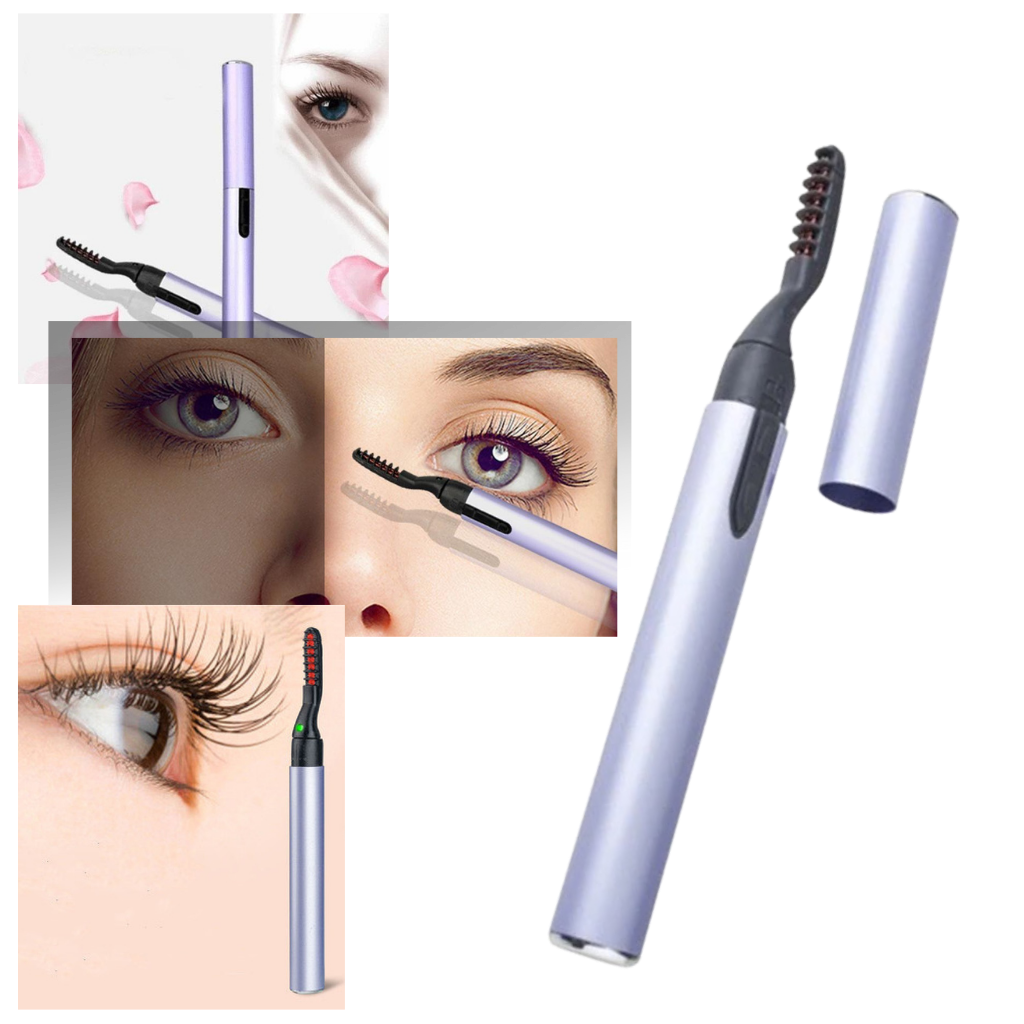 Rimador de cílios aquecido da Boolevard Cosmetics Ltd., ferramenta para curvar e realçar cílios com calor.