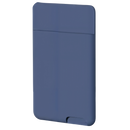 Porte-cartes adesivo preto da Bosheng para telefone, com compartimentos para cartões, fixado na parte de trás do celular.