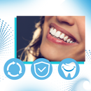 Kit de ferros falsos reutilizáveis da Bouanq para cuidados bucais, com dentes fake realistas e confortáveis.