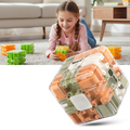 Cubo labirinto Brain Builder da Shuwnd, quebra-cabeça 3D com bola para desenvolver raciocínio e habilidades de resolução de problemas.