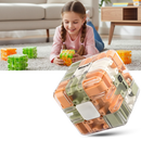 Cubo labirinto Brain Builder da Shuwnd, quebra-cabeça 3D com bola para desenvolver raciocínio e habilidades de resolução de problemas.