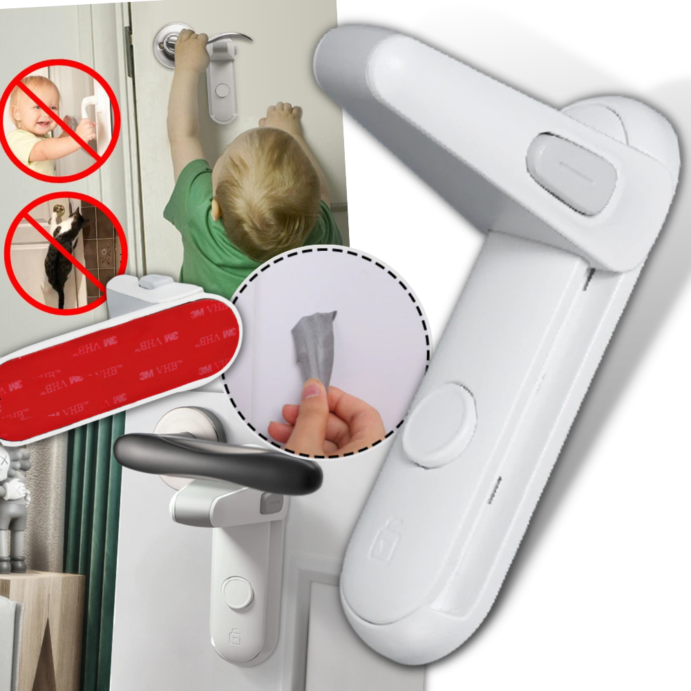 Serradura para maçaneta de porta Brandslc, verrous e loquets, mecanismo de segurança para portas internas e externas