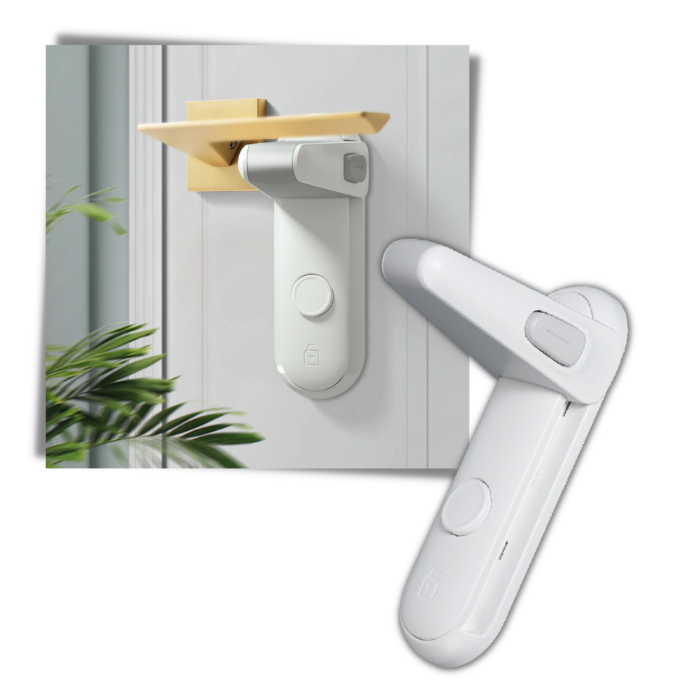 Serrure para maçaneta de porta da Brandslc, verrous et loquets, segura e resistente para portas residenciais.