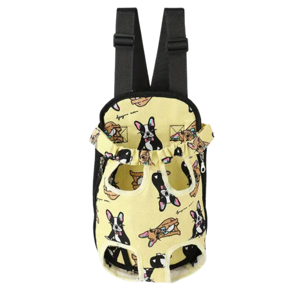 Saco de transporte respirável para gatos e cães da marca Anself, feito de tecido canvas, ideal para viagens com pets.