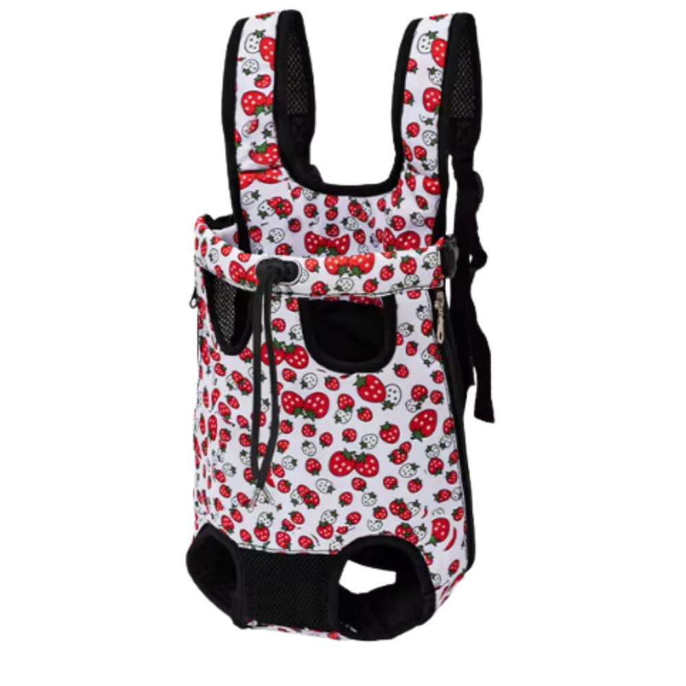 Saco de transporte respirável para gatos e cães da marca Anself, com malha ventilada e alças resistentes para transporte confortável.