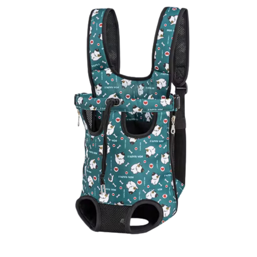 Saco de transporte respirável para gatos e cães da marca Anself, com malha ventilada e alça para fácil transporte de animais.