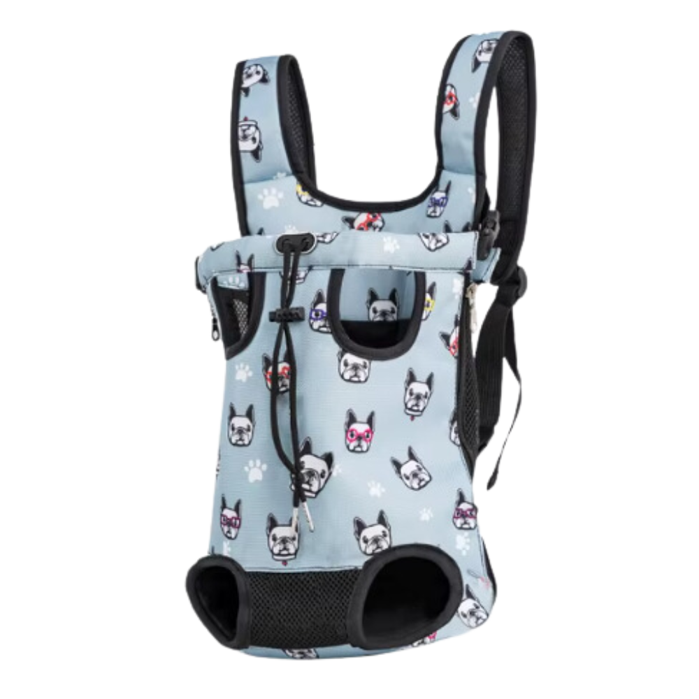 Saco de transporte respirável para gatos e cães da marca Anself, ideal para viagens com animais de estimação.