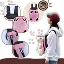Saco de transporte respirável para gatos e cães da marca Anself, leve e confortável para viagens com animais de estimação.