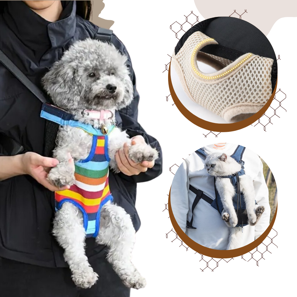 Saco de transporte respirável para gatos e cães, bolsa de viagem confortável para animais de estimação, marca Anself