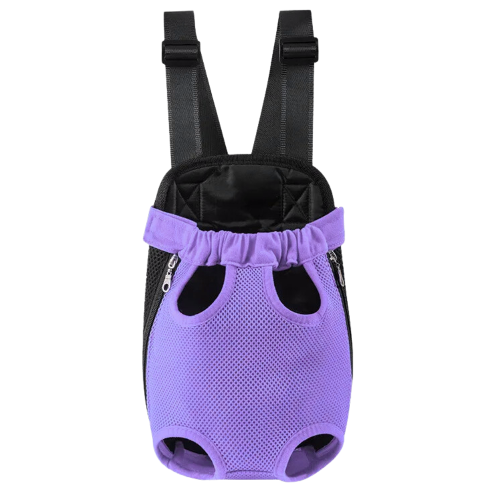 Saco de transporte respirável para gatos e cães, bolsa de viagem para animais de estimação, cor roxa, marca Anself