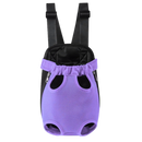 Saco de transporte respirável para gatos e cães, bolsa de viagem para animais de estimação, cor roxa, marca Anself