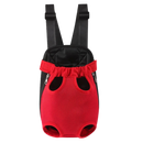 Saco de transporte respirável para gatos e cães da marca Anself, bolso de malha vermelha para facilitar o transporte de animais.