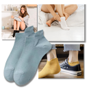 Meias ankle respirantes de algodão macio da Ozerty, confortáveis e ideais para uso diário, com tecido leve e arejado.