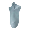 Meias ankle respiráveis de algodão macio da Ozerty em azul claro, confortáveis e ideais para uso diário.