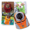 Mochila de transporte respirável para cães da Huahong, acessório para transporte confortável de animais de estimação.