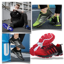 Tênis esportivos masculinos respirantes da marca Genérico, com design leve e confortável para atividades físicas.