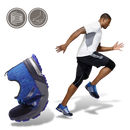 Tênis esportivos masculinos leves e respiráveis da marca Genérico, mostrando o design com materiais leves e ventilados.