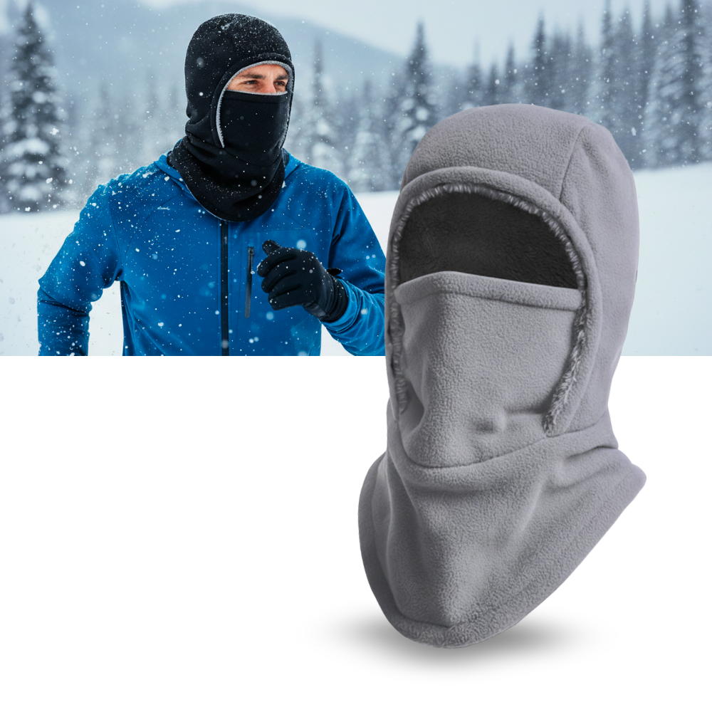 Máscara de balaclava de esqui Allian, cagoule integral e corta vento, respirável, ideal para proteção contra o frio nas atividades de neve.