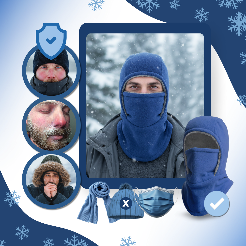 Máscara de balaclava respirável da Allian, capa de proteção total para esqui e clima frio, com design de passe-montanhas corta-vento