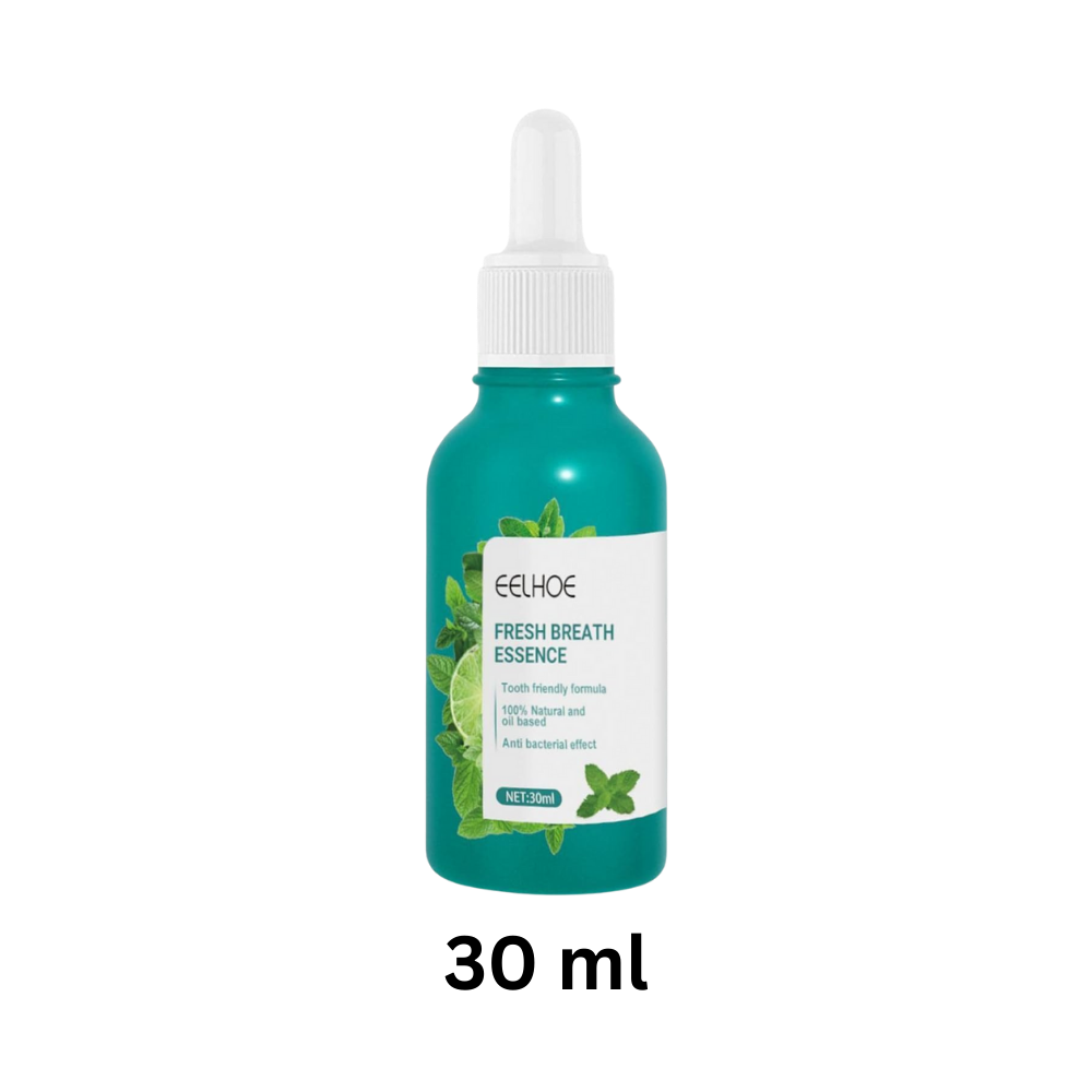 Purificador de hálito à menta da Breatify, produto de cuidados bucais com sabor refrescante de hortelã.