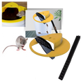 Cesta de contenção para ratos e camundongos da Bsmean, usada para controle de pragas com método de isca e captura.
