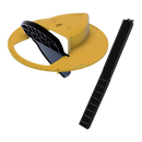 Cesto com isca para ratos e camundongos, método de desinsetização da marca Bsmean, usado para controle de roedores.