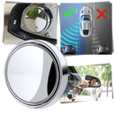 Miroir d'angle mort pour rétroviseur, pièce détachée Bsmean, rotation à 360°, pour voitures et motos, blanc.