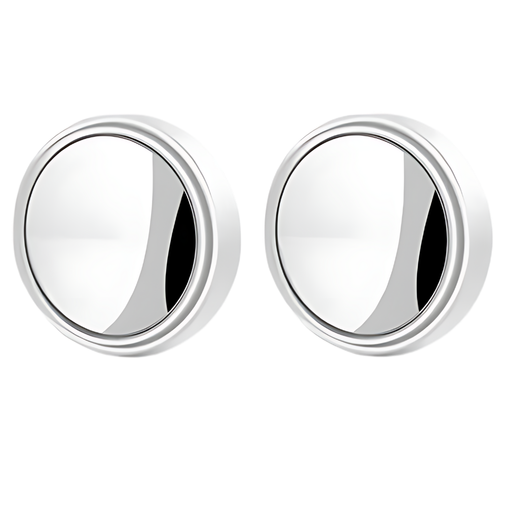 Miroir d'angle mort blanc pour rétroviseur, pièce détachée automobile Bsmean, rotation à 360° pour voitures et motos.