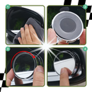 Miroir d'angle mort blanc pour rétroviseur, pièce détachée automobile Bsmean, rotation à 360°, pour voiture ou moto