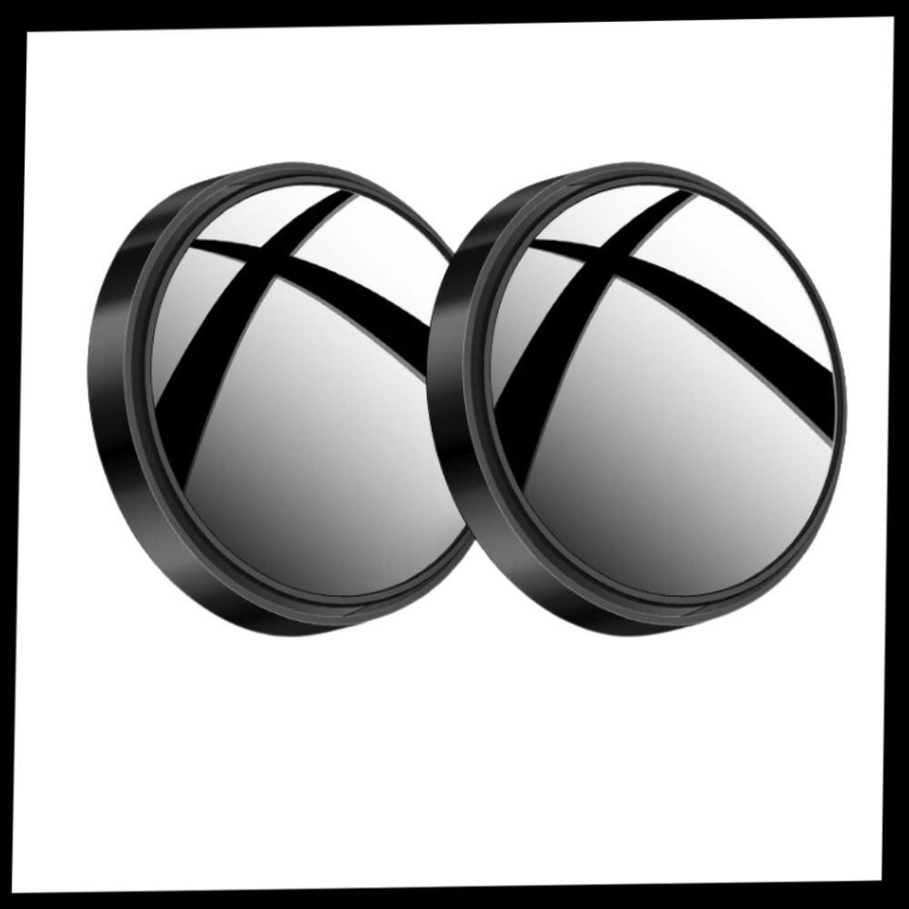 Miroir d'angle mort blanc pour rétroviseur, rotation à 360°, pièces détachées automobiles et motos, marque Bsmean.