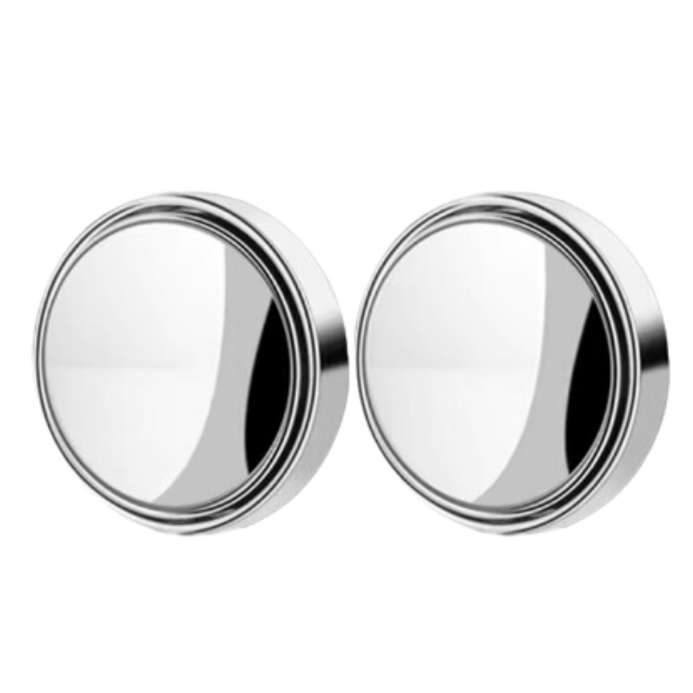 Miroir d'angle mort pour rétroviseur à rotation à 360° de Bsmean, pièce détachée pour voitures et motos, blanc.