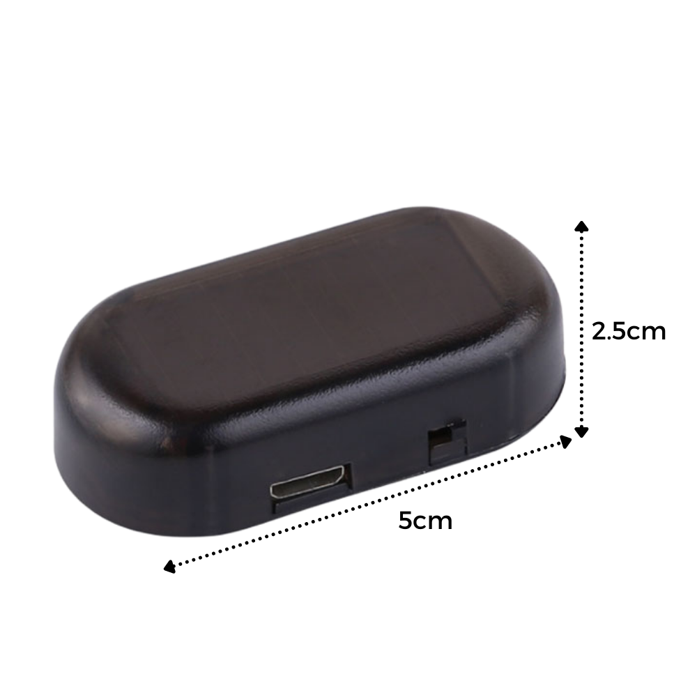 Feu d'avertissement solaire pour voiture Bull Tech, pièce détachée automobile, lumière bleue pour alertes de sécurité.