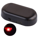 Sinal de advertência veicular solar da marca Bull Tech, peça automotiva azul para carros e motos.
